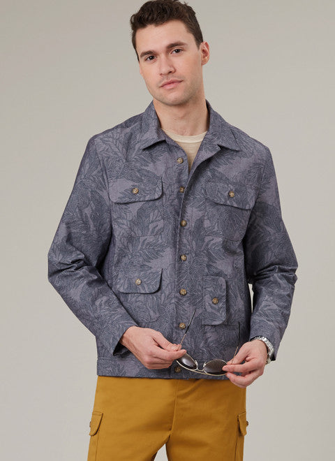 McCalls Men's Jacket, Shorts & Trousers M8393