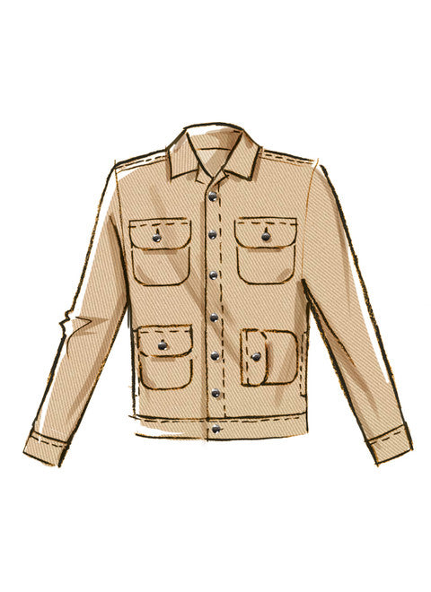 McCalls Men's Jacket, Shorts & Trousers M8393