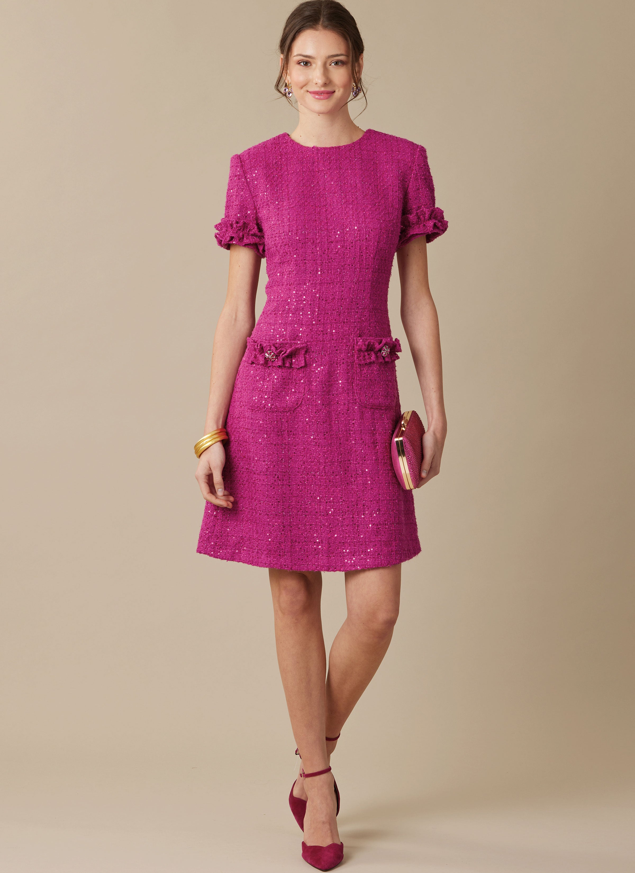 McCalls Dress M8529 – The Fold Line