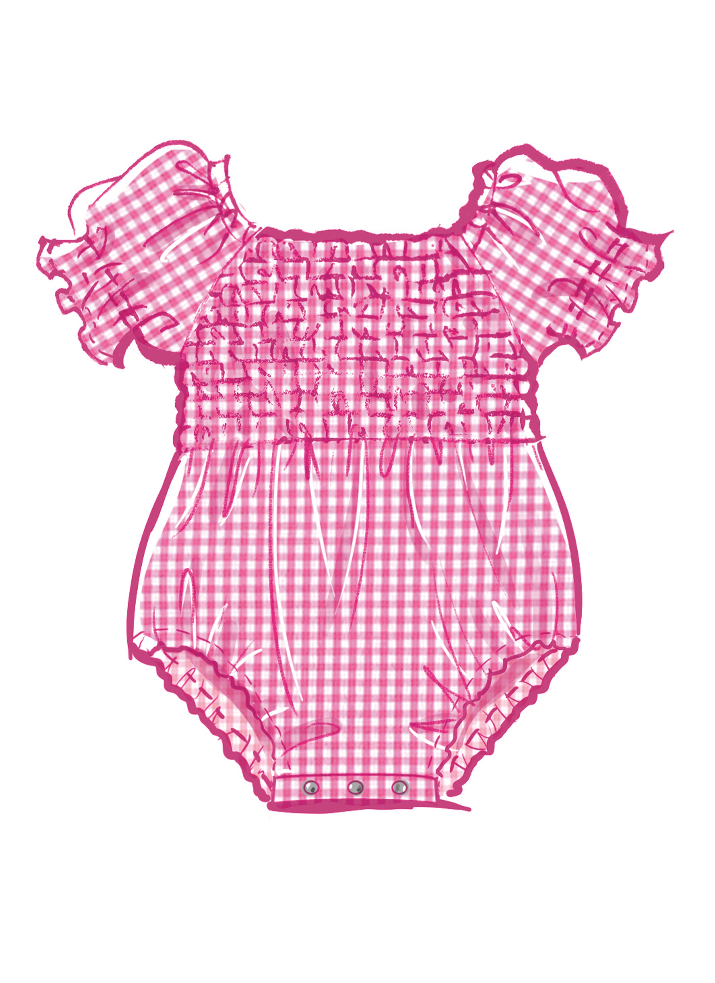 McCall's Babies' Romper, Dresses and Headband M8591