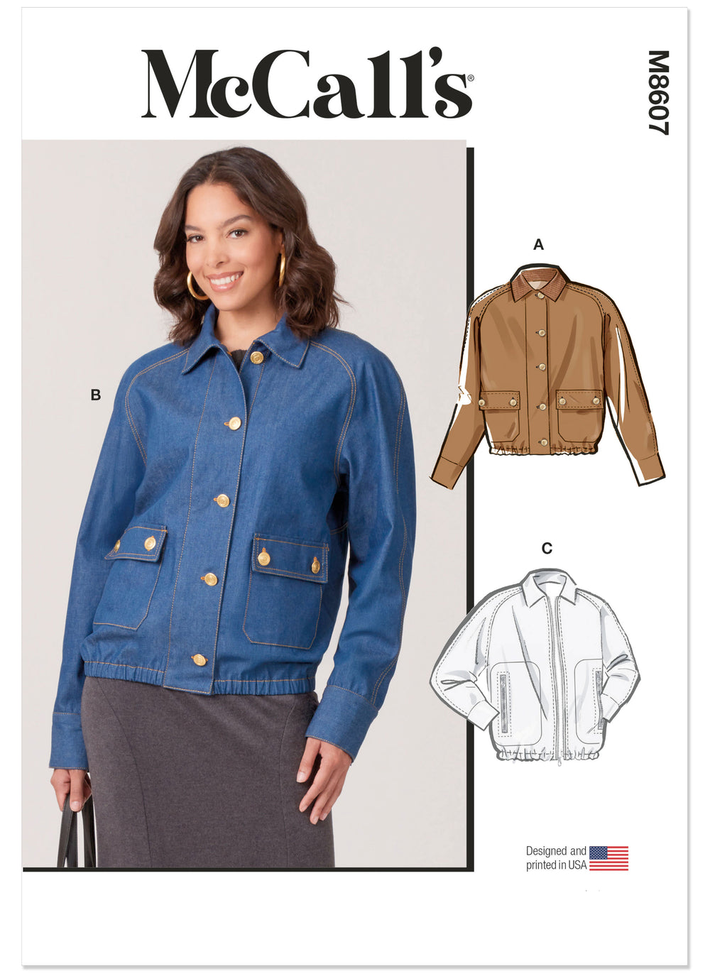 McCall's Misses' Blouson Jackets M8607