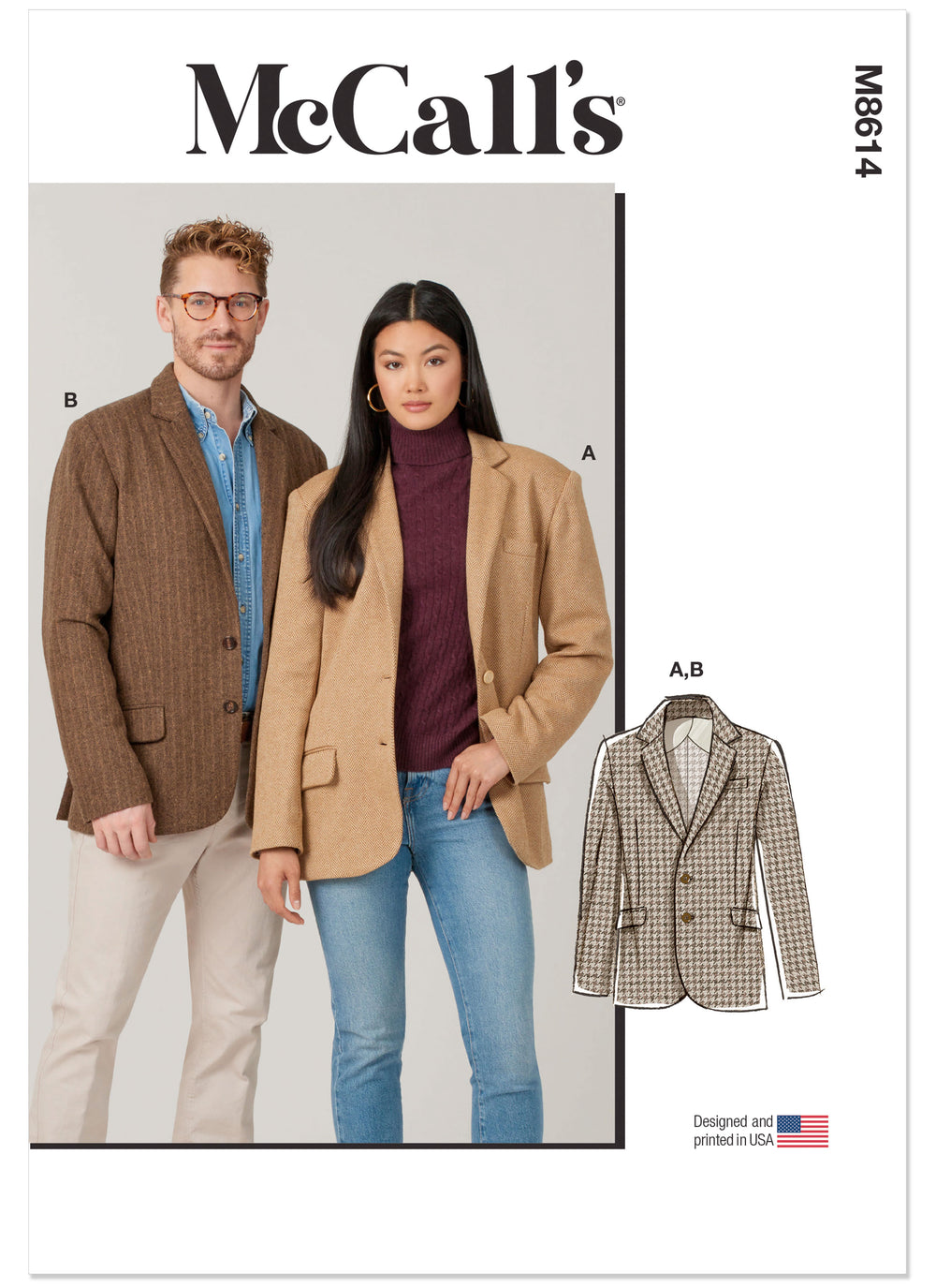 McCall's Unisex Blazer M8614