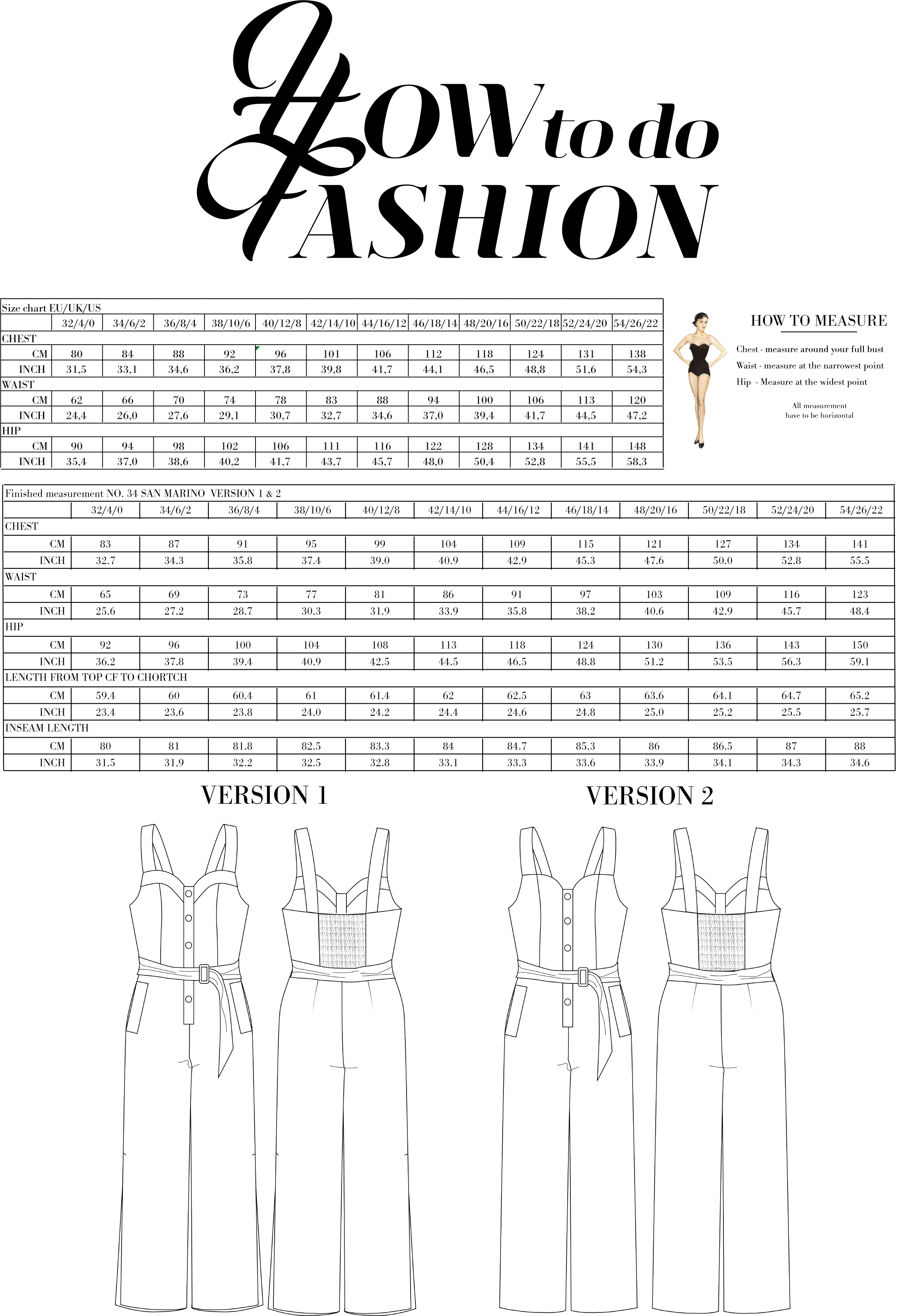 How to Do Fashion No. 34 San Marino Jumpsuit