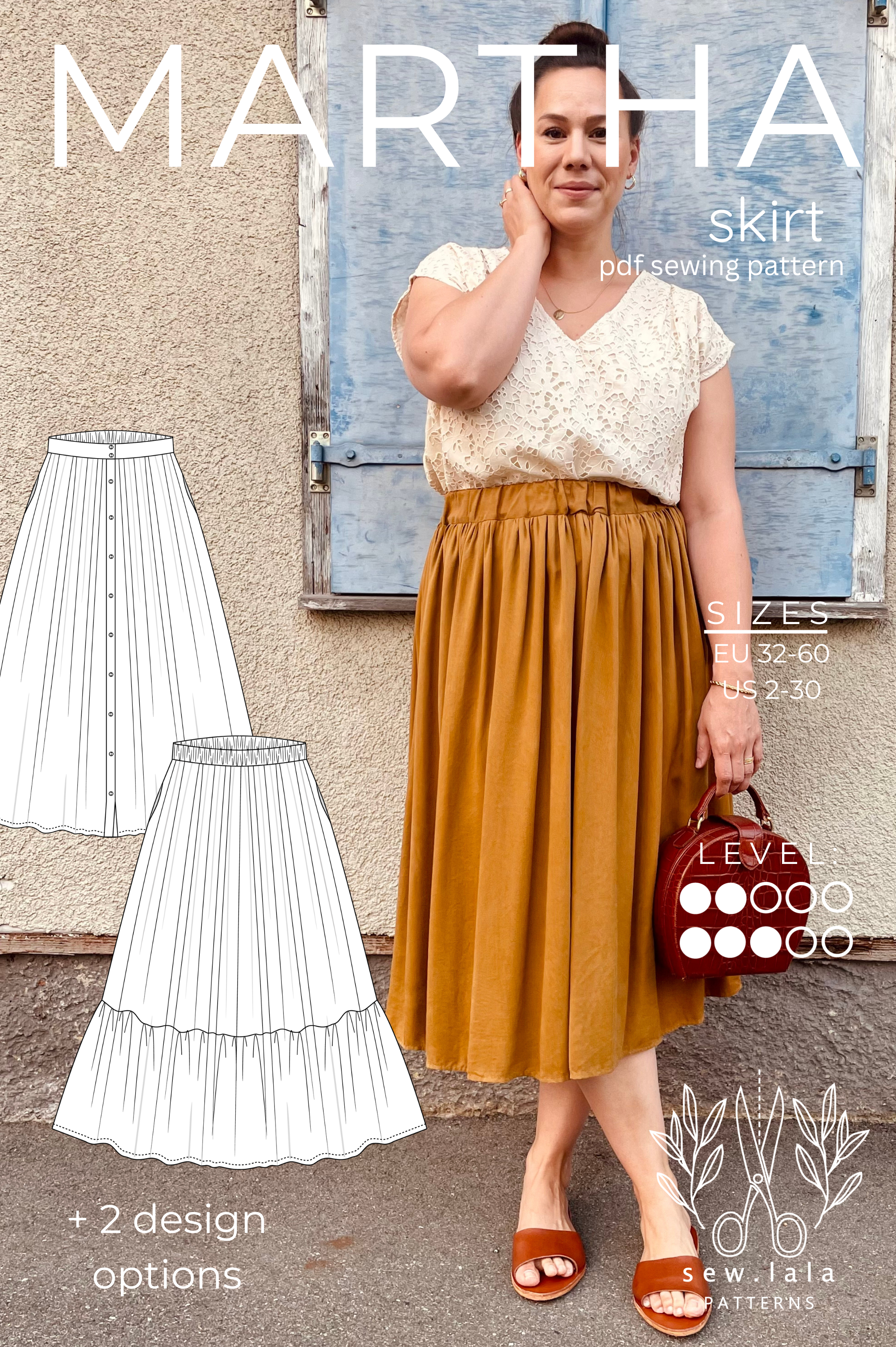 Sew.lala Patterns Martha Skirt