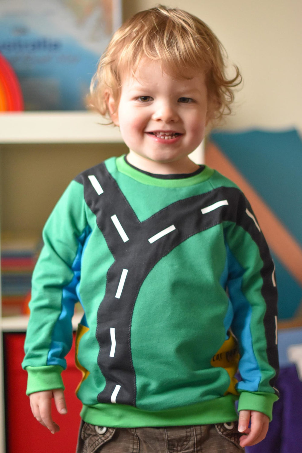 Waves & Wild Baby/Child Beep Beep Raglan Sweatshirt