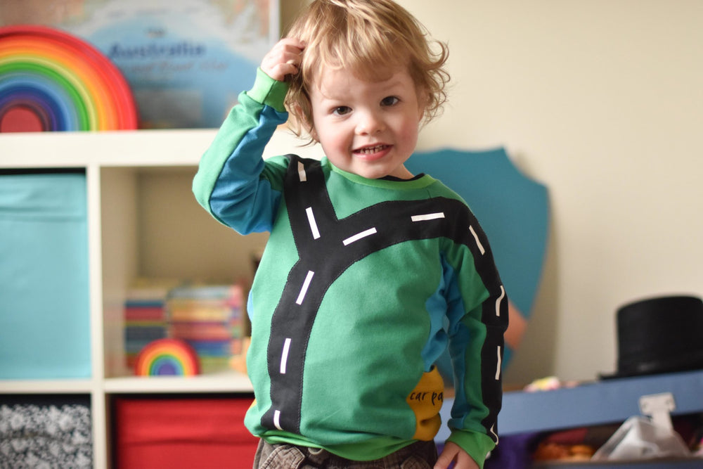 Waves & Wild Baby/Child Beep Beep Raglan Sweatshirt