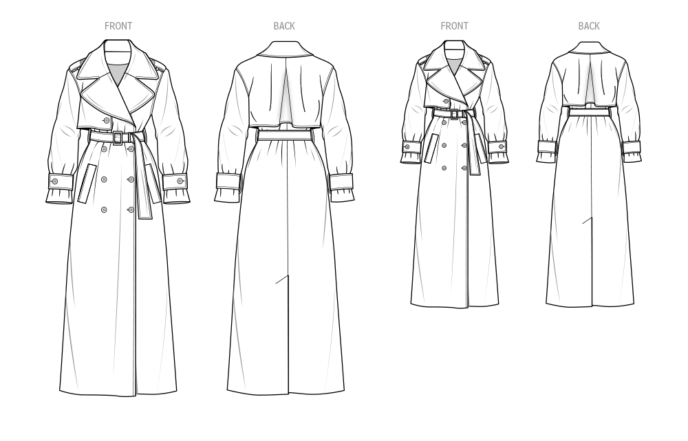 Know Me Child/Woman Trench Coat ME2070