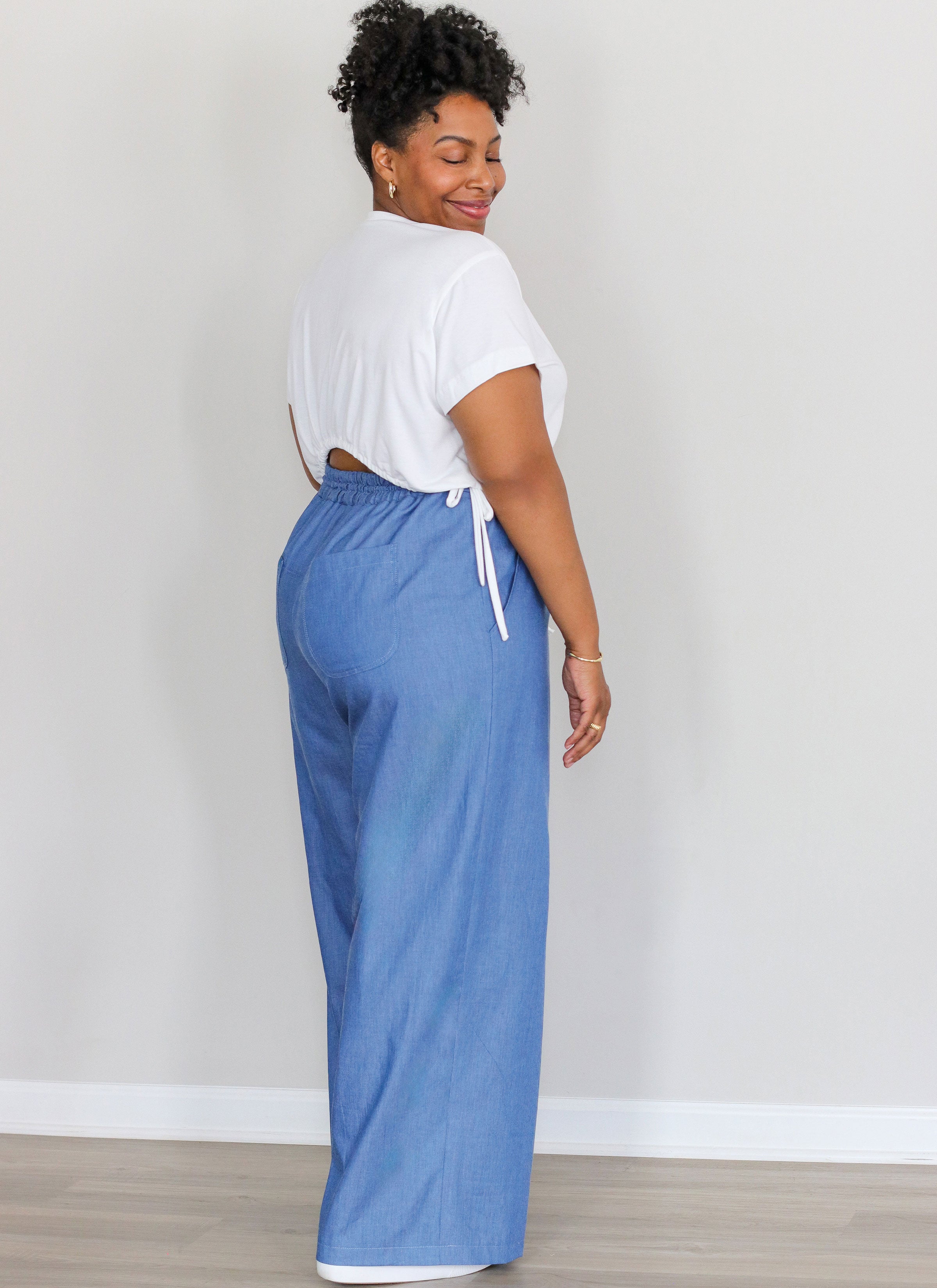 Know Me Knit Top and Woven Pants ME2110