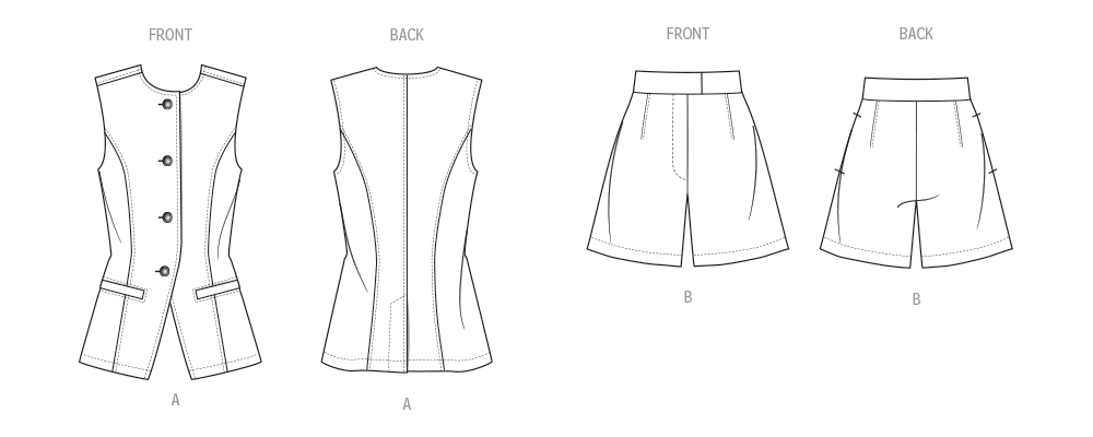 Know Me Vest and Shorts ME2125