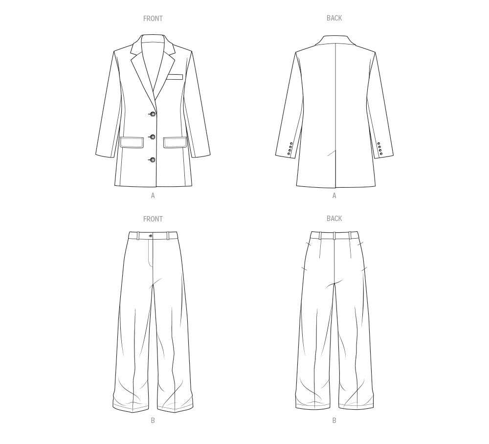 Know Me Jacket and Trousers ME2128