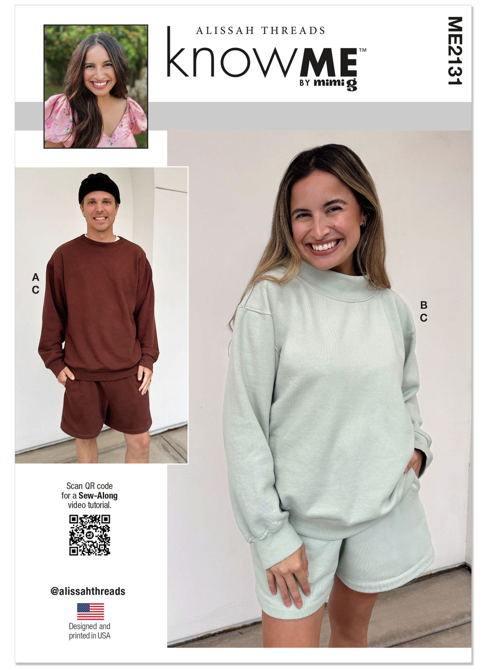 Know Me Unisex Knit Sweatshirts and Shorts ME2131
