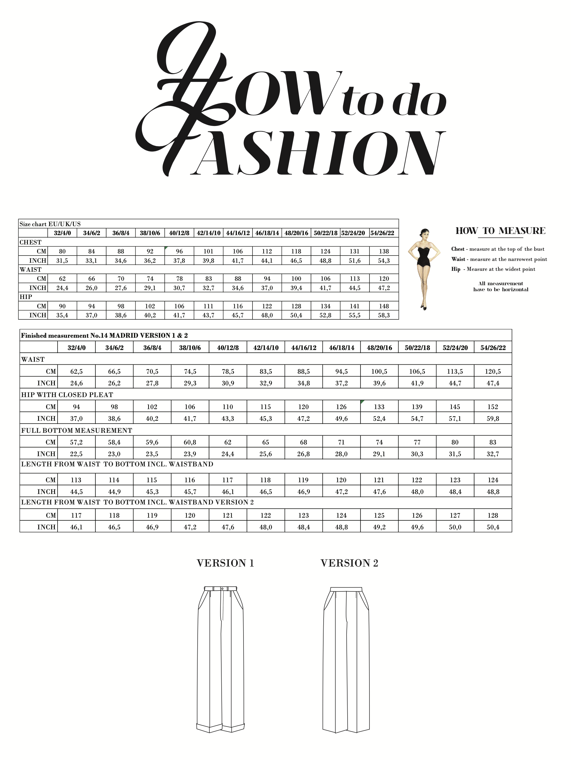 How to Do Fashion No. 14 Madrid Trousers