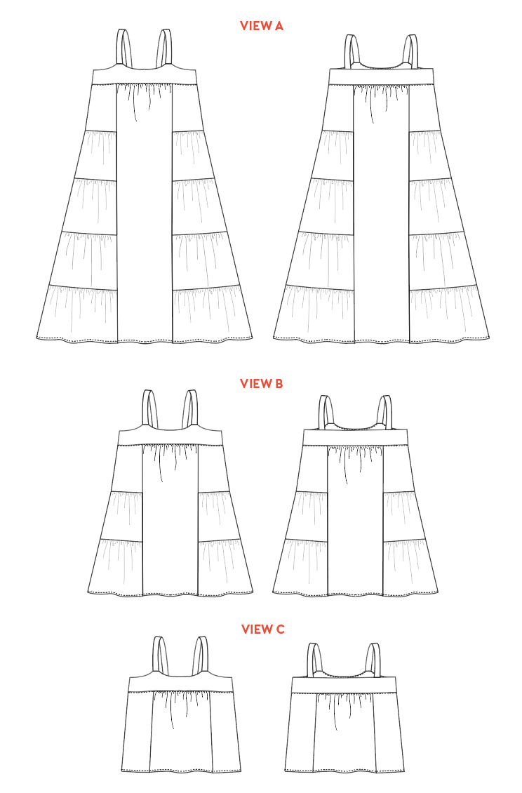 Chalk and Notch Marcel Dress and Tank Top