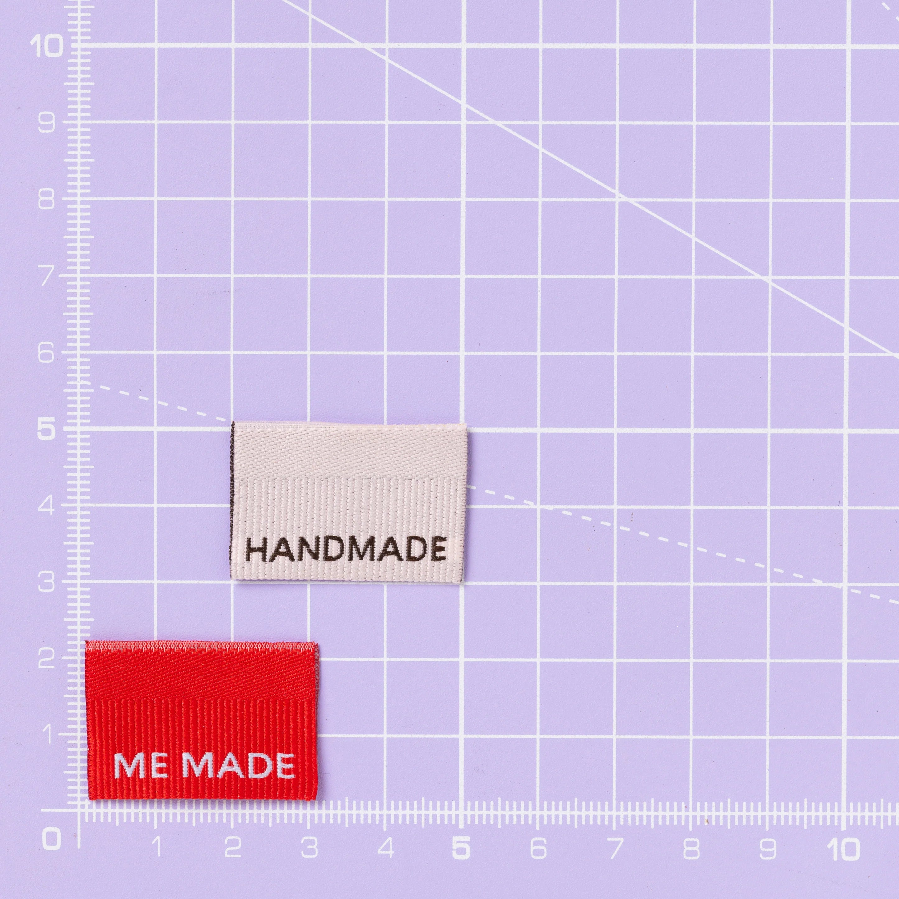 Little Rosy Cheeks 'Me Made / Handmade Ribbed' Labels