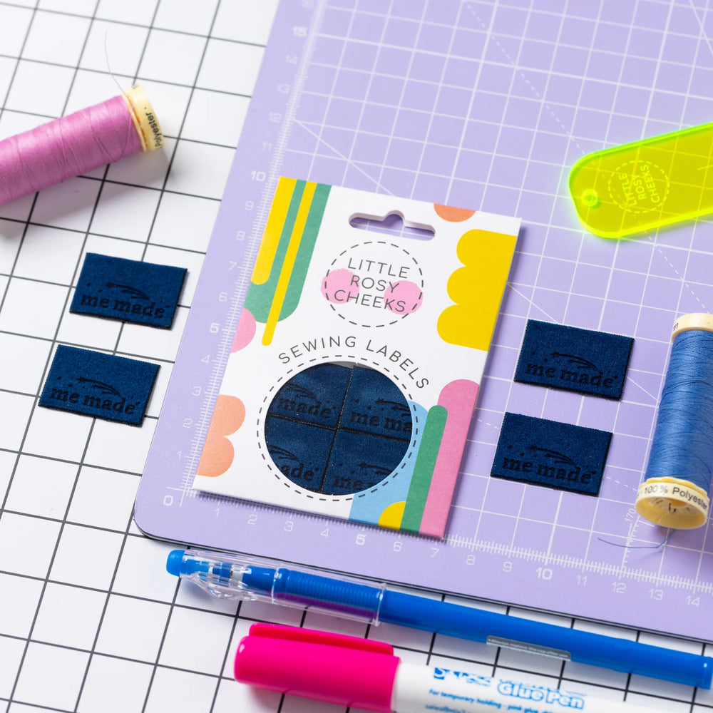 Little Rosy Cheeks 'Me Made Star Blue Velvet' Labels