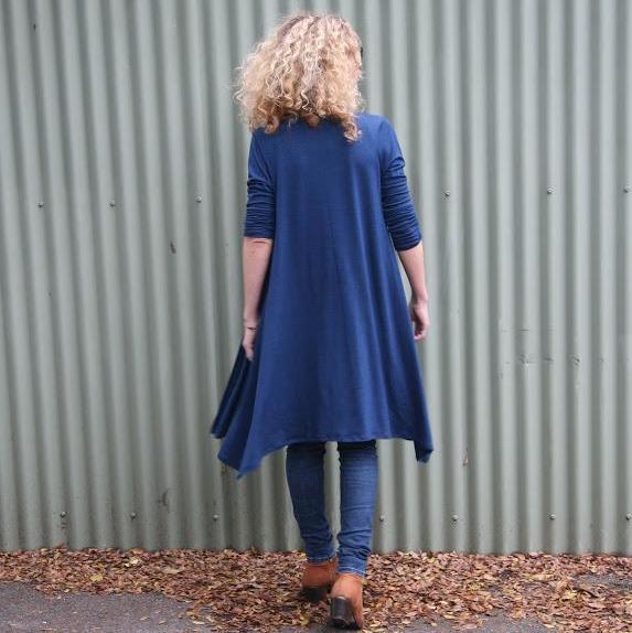 Tessuti Fabrics Megan Longline Cardigan