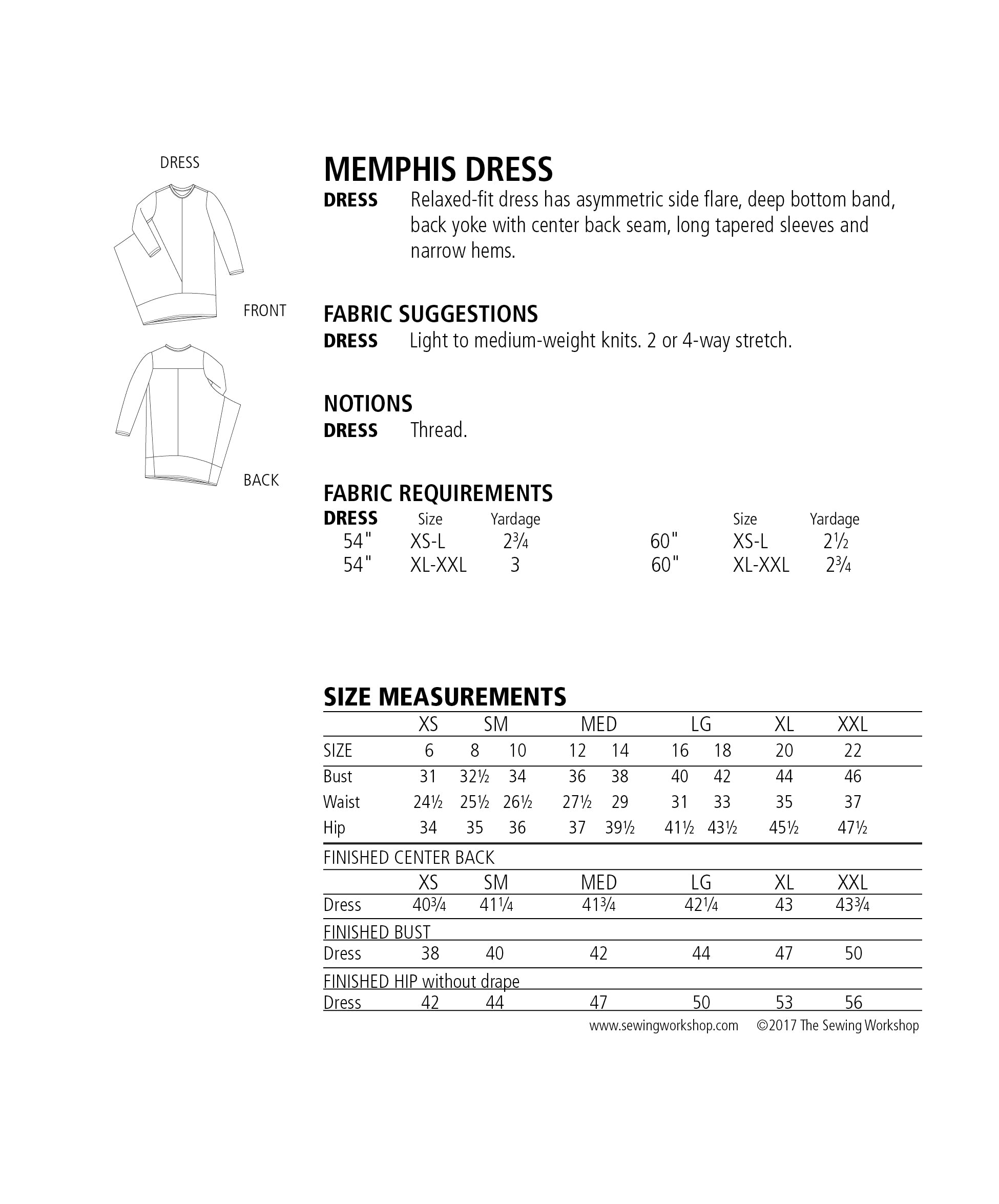 The Sewing Workshop Memphis Dress