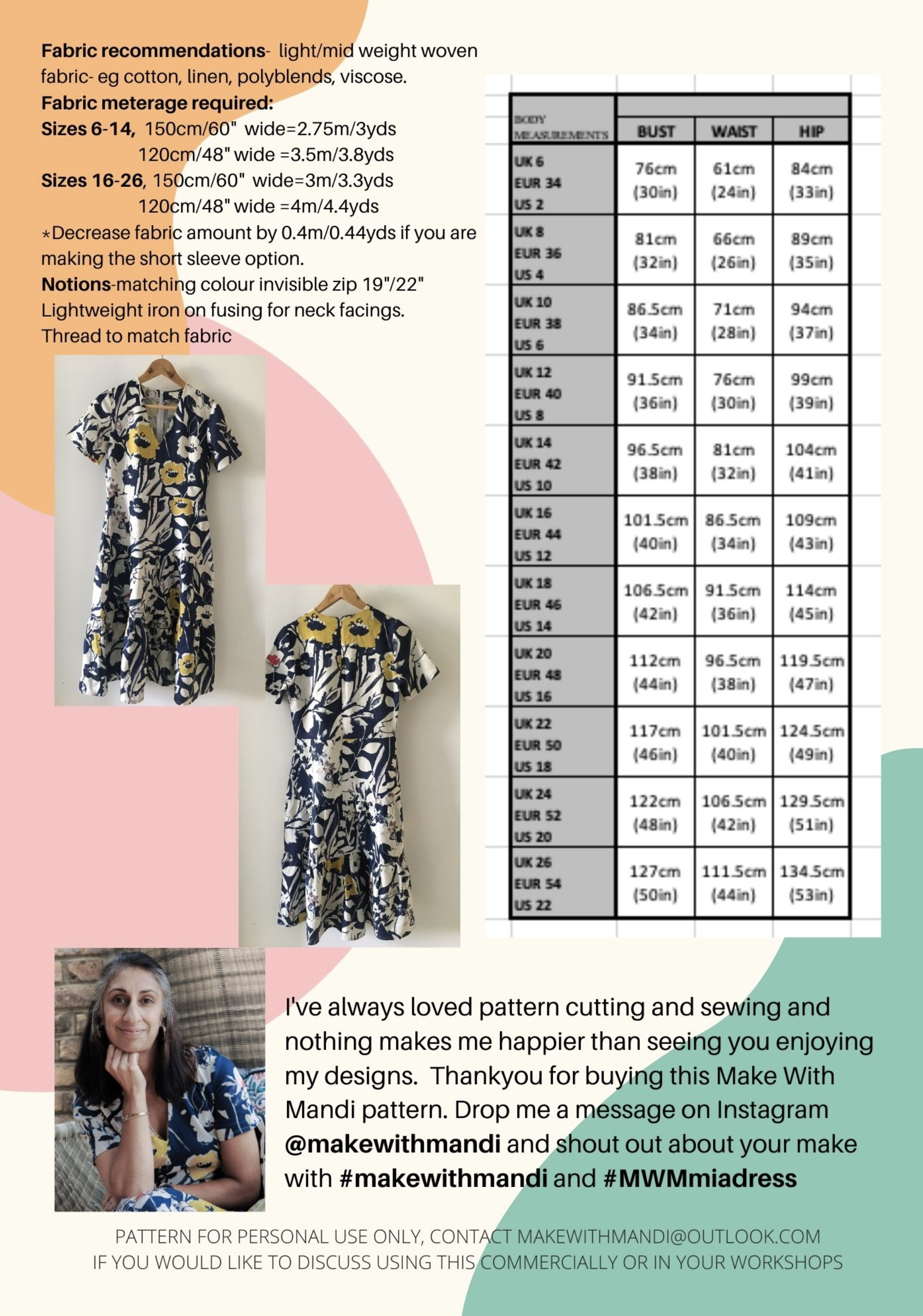 Make With Mandi Mia Dress