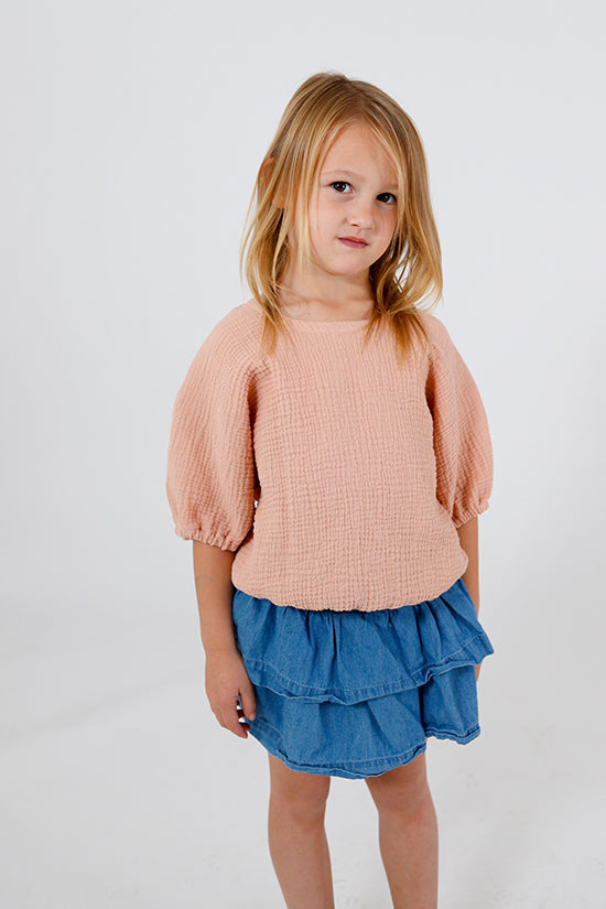 Chalk and Notch Mini Aria Top