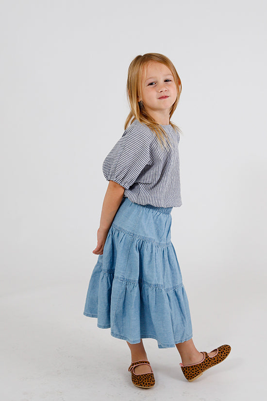 Chalk and Notch Mini Aria Top