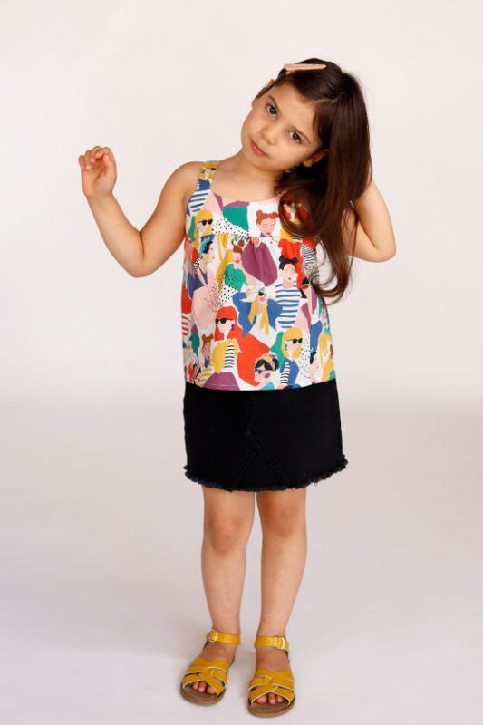 Chalk and Notch Mini Marcel Dress & Tank Top