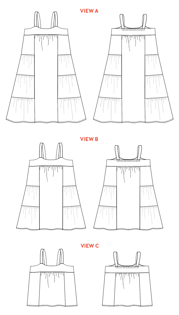Chalk and Notch Mini Marcel Dress & Tank Top