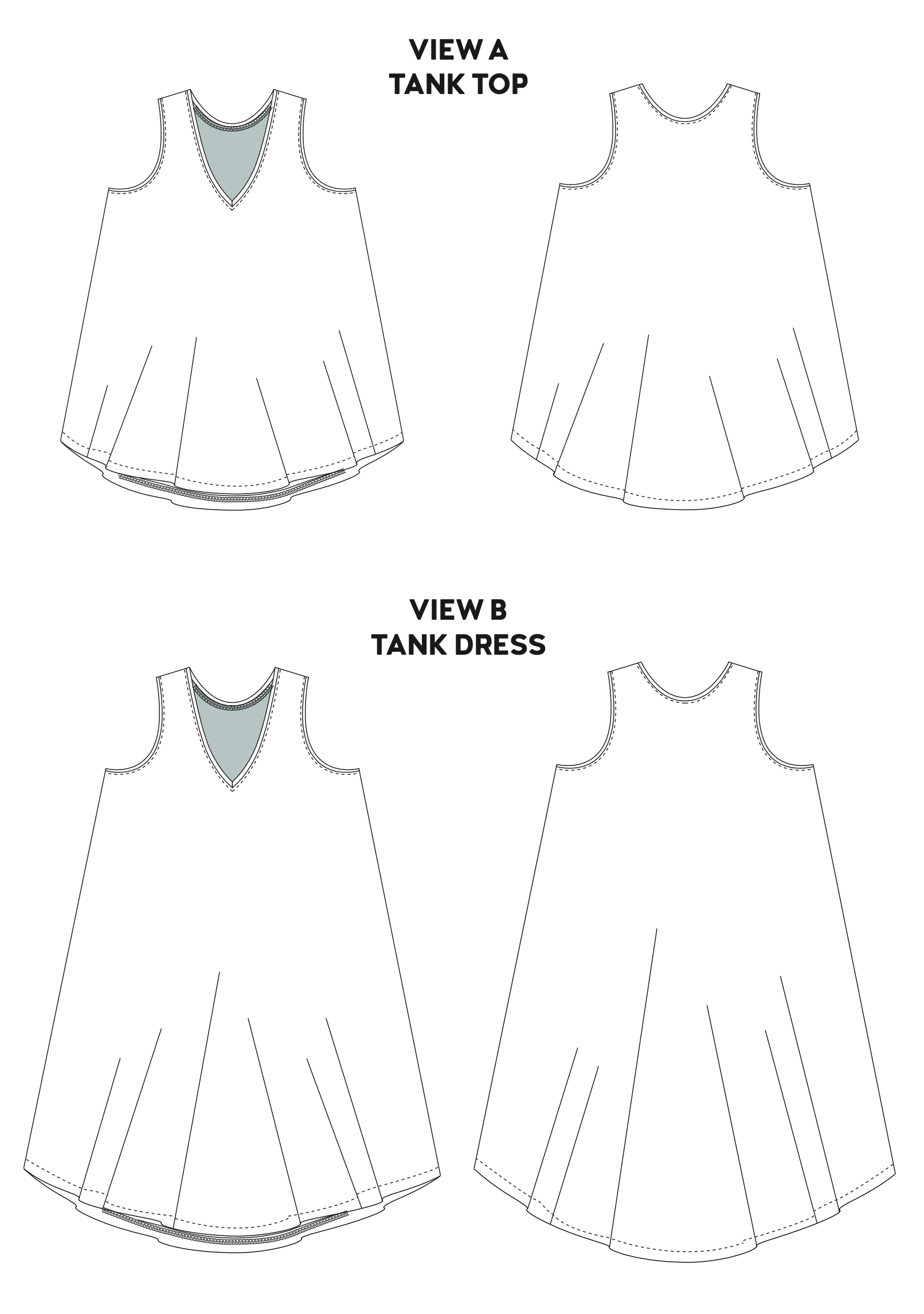 Chalk and Notch Mini Pony Tank and Dress