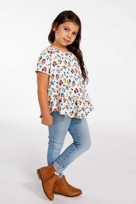 Chalk and Notch Mini Waterfall Top and Dress