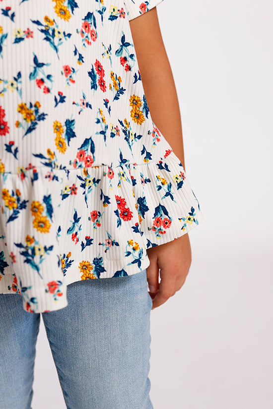 Chalk and Notch Mini Waterfall Top and Dress