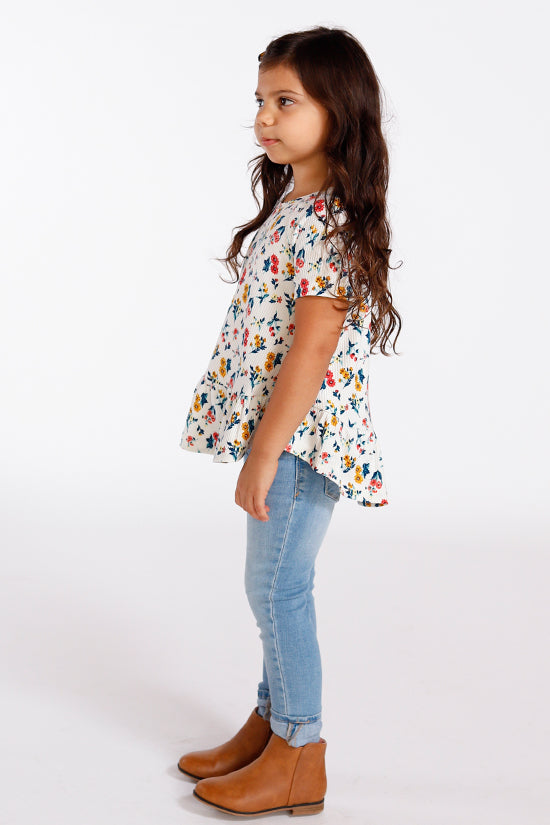 Chalk and Notch Mini Waterfall Top and Dress