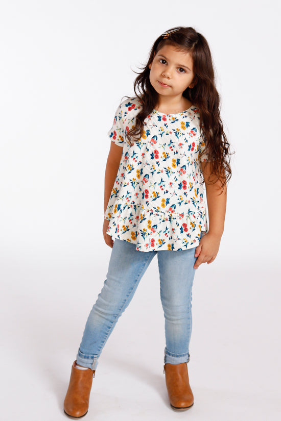 Chalk and Notch Mini Waterfall Top and Dress