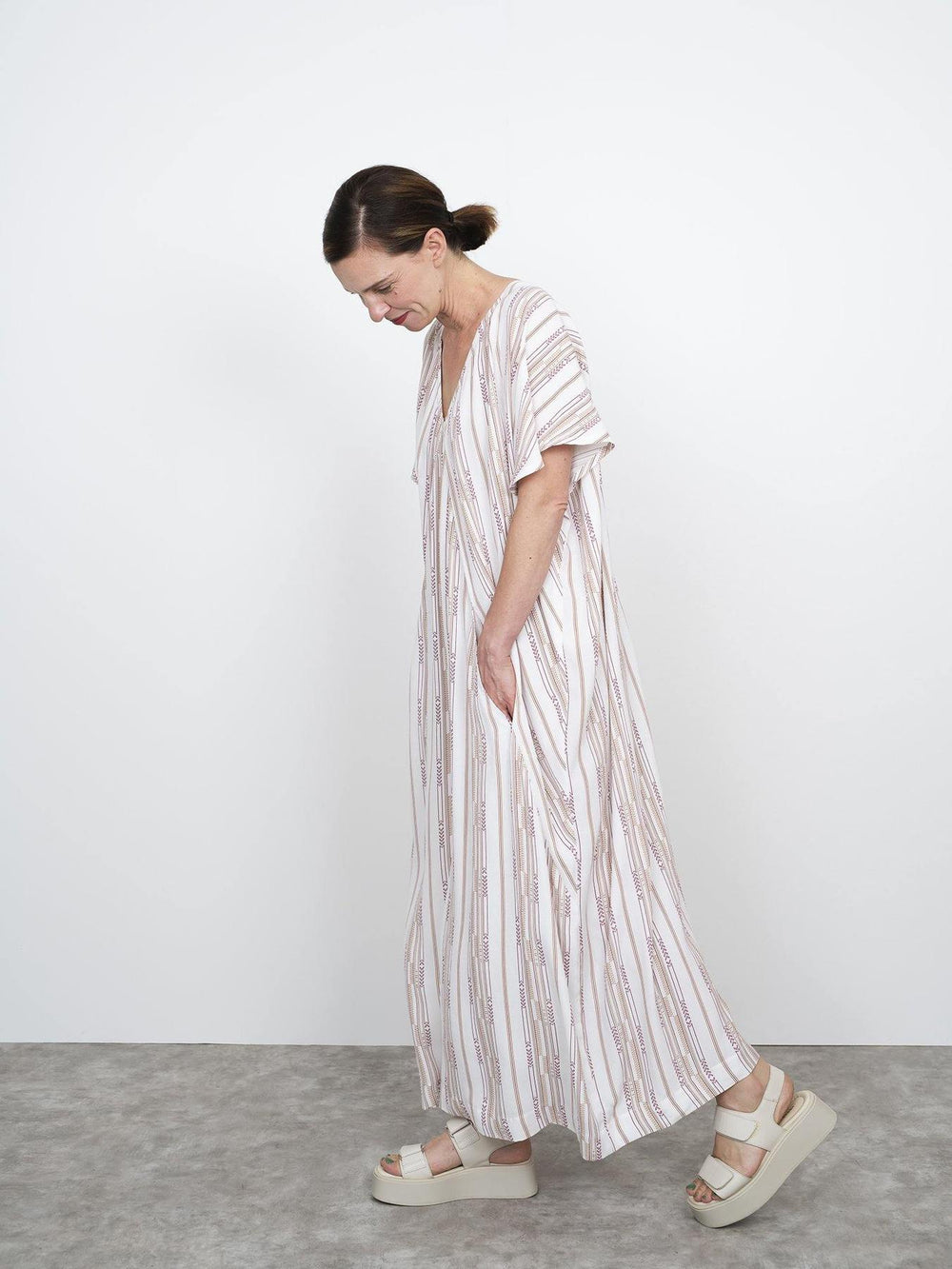 The Assembly Line Minimalist Kaftan Dress