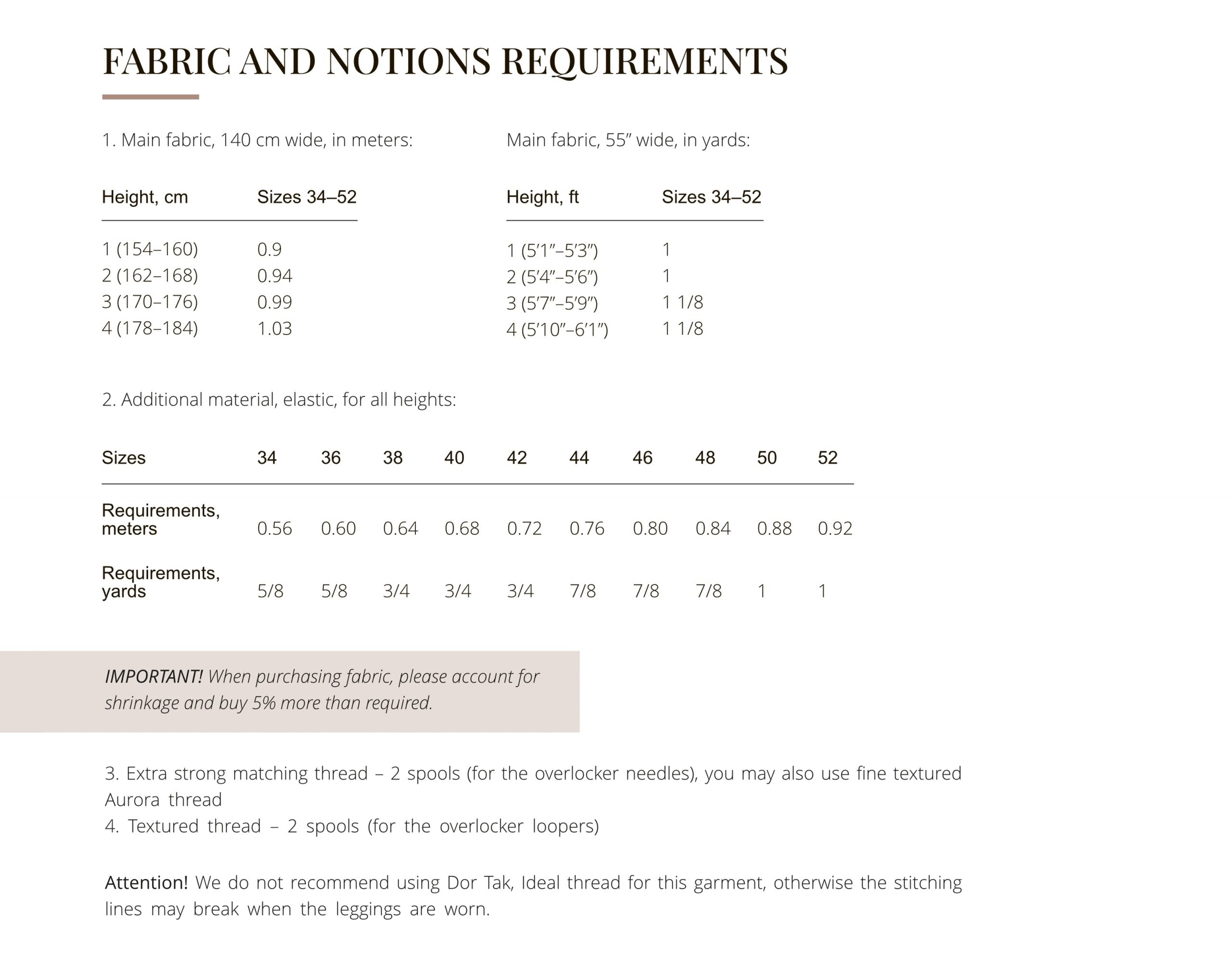 Vikisews Molly Leggings PDF