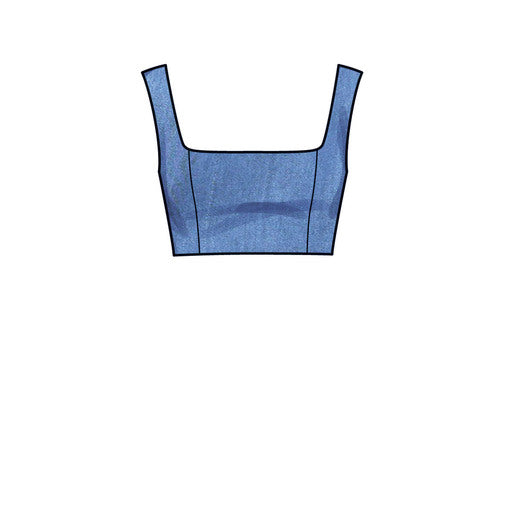 New Look Bra Top and Wrap Skirt B6722