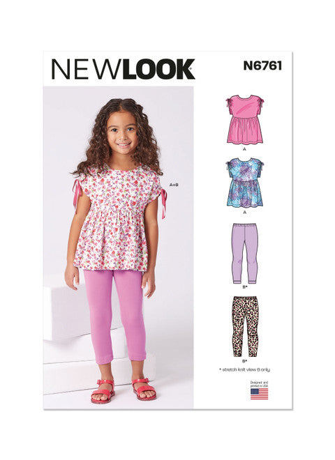 New Look Child Top and Leggings N6761
