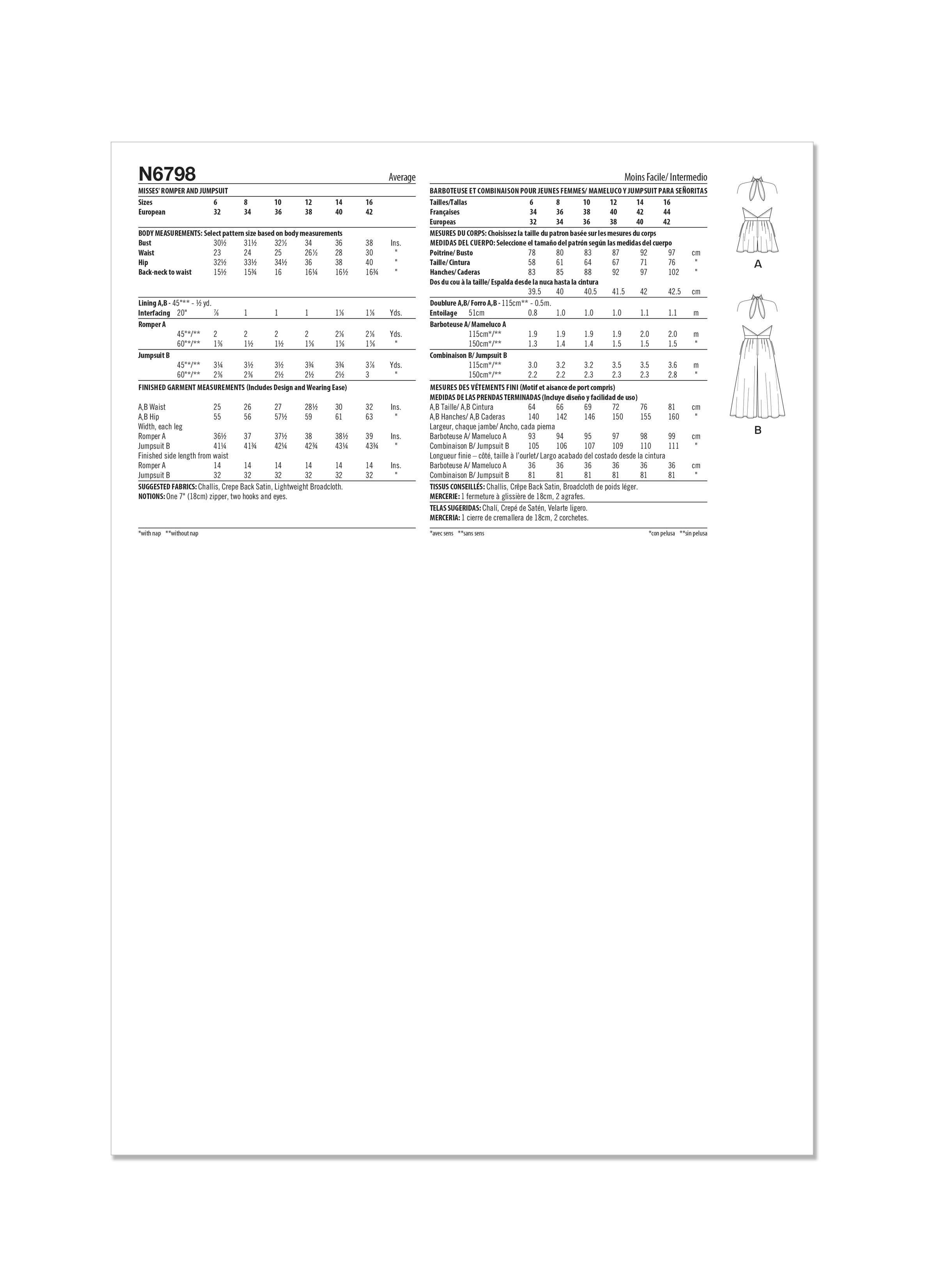 New Look Romper and Jumpsuit N6798