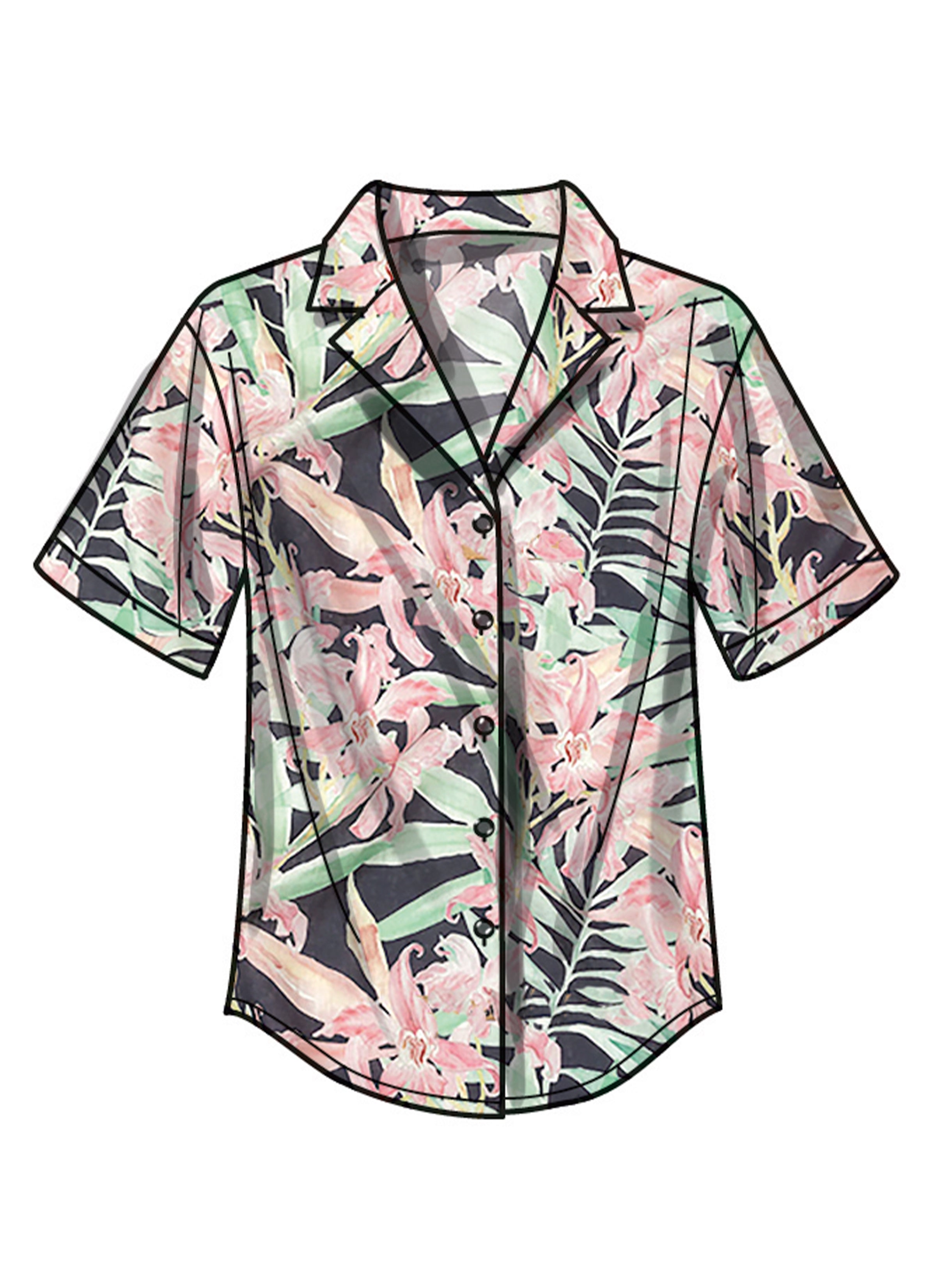 New Look Shirt, Trousers and Shorts N6802