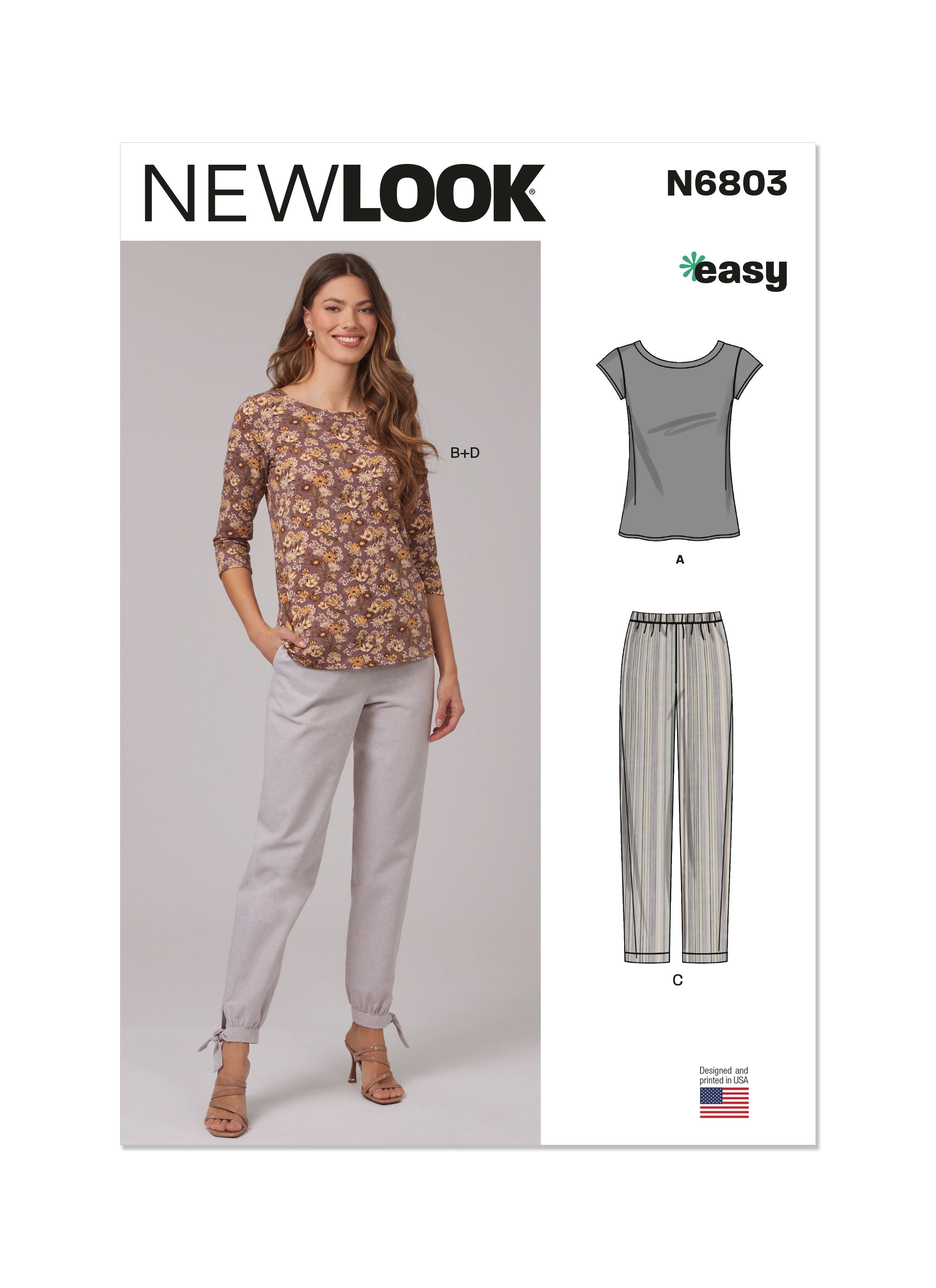New Look Knit Tops and Trousers N6803