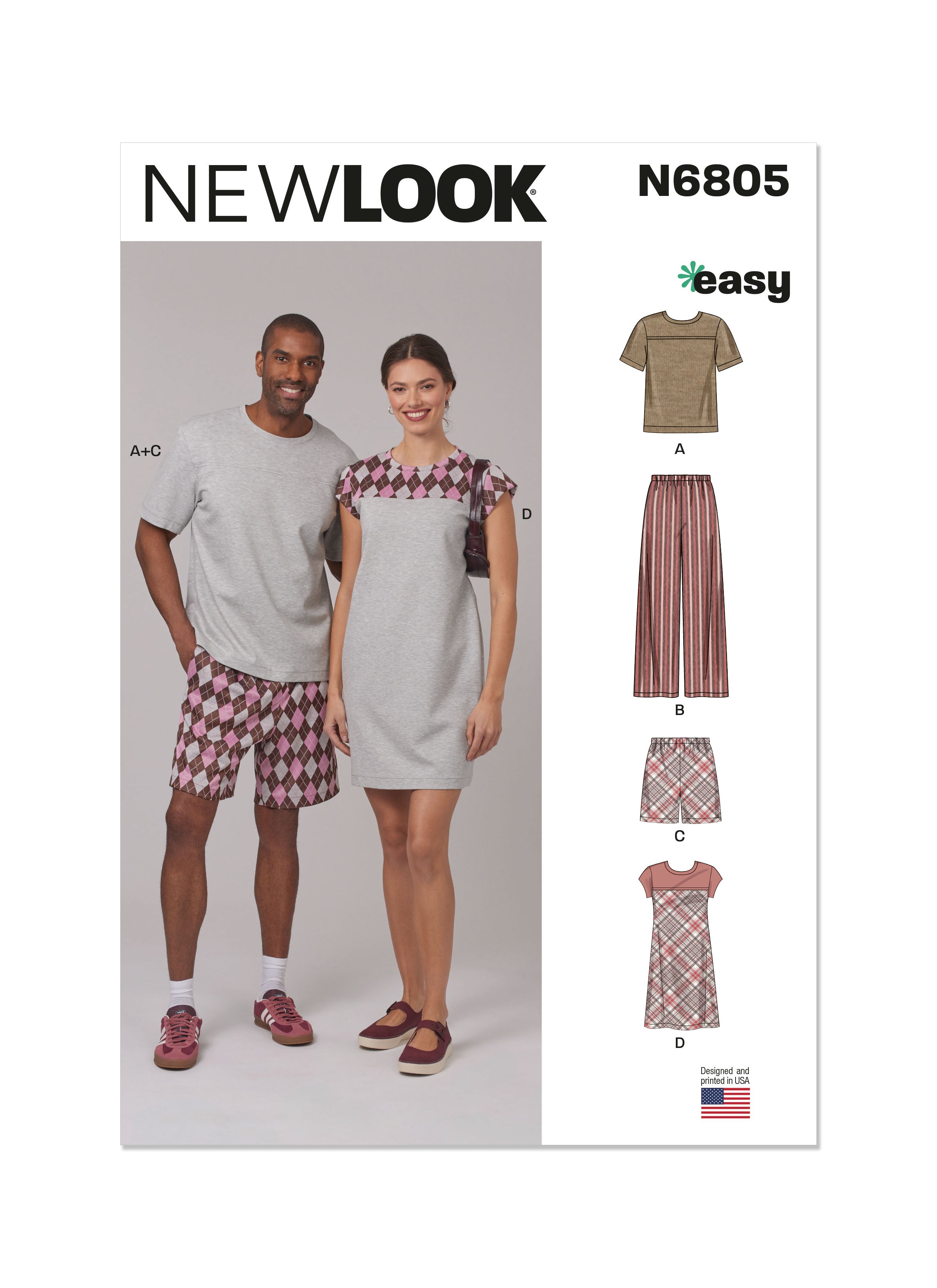 New Look Unisex Sleepwear N6805