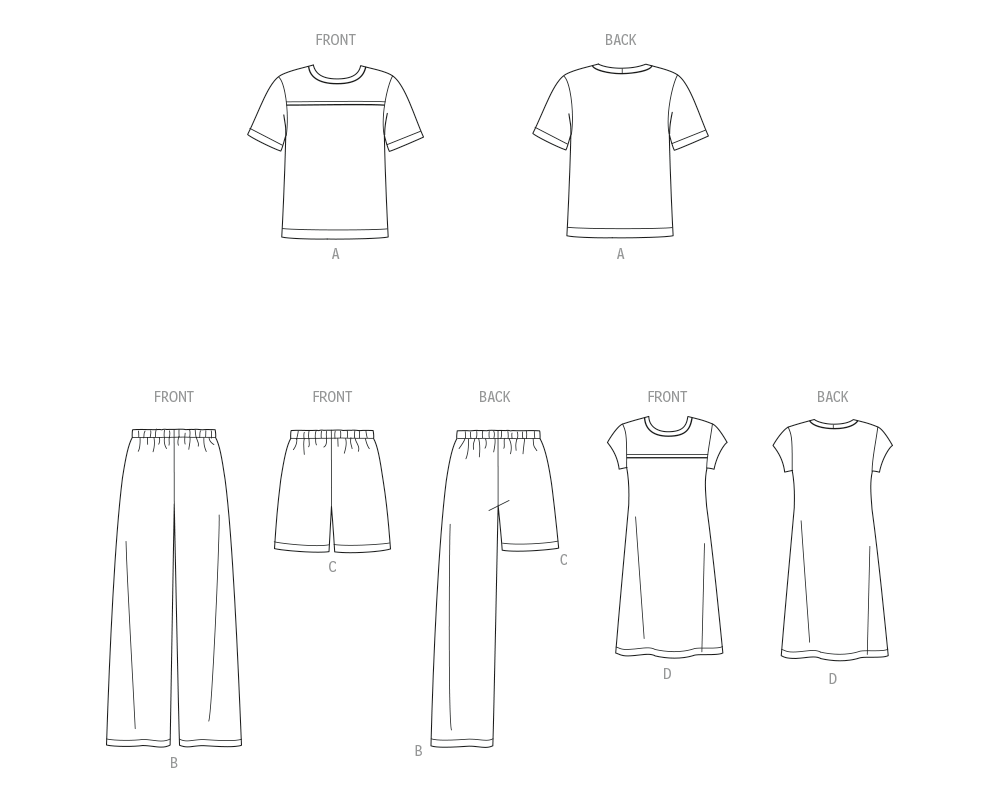 New Look Unisex Sleepwear N6805