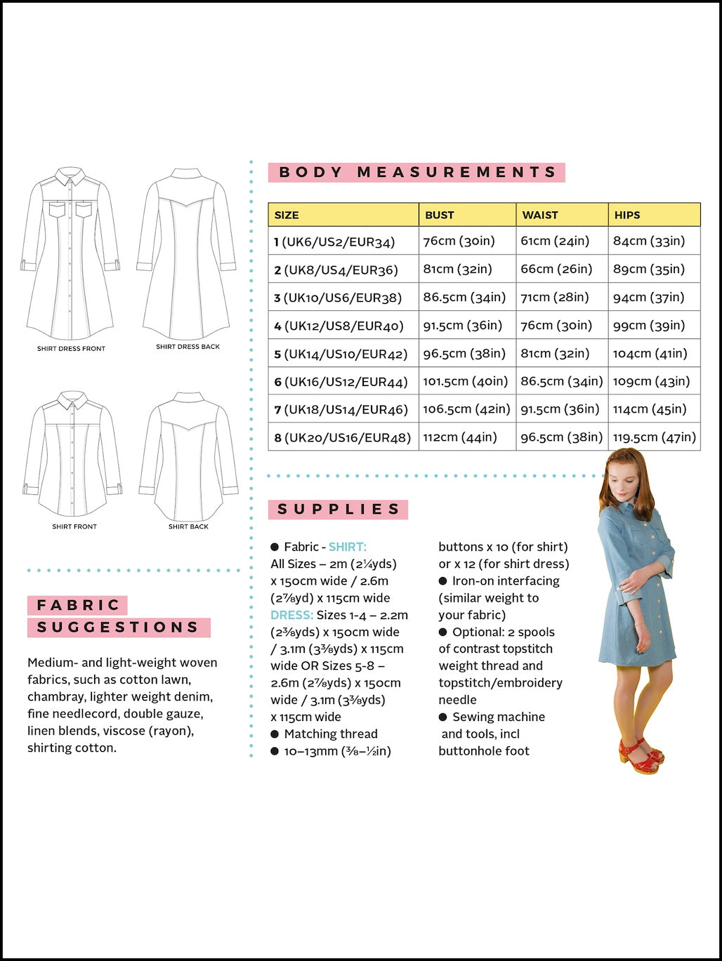 Tilly and the Buttons Rosa Shirt and Shirt Dress