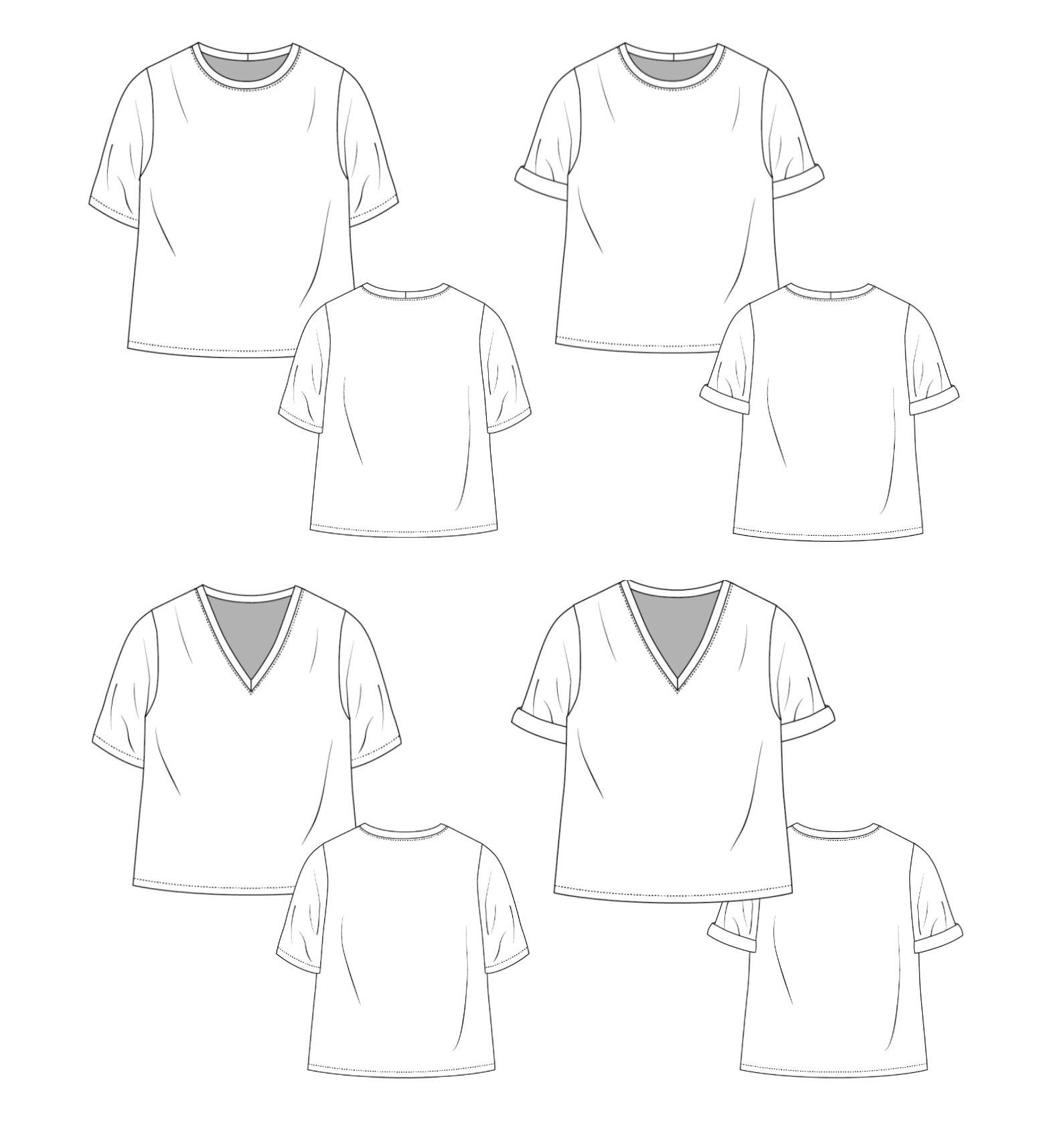 Sew.lala Patterns Nora Tee