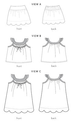 Oliver + S Badminton Skort, Top and Dress
