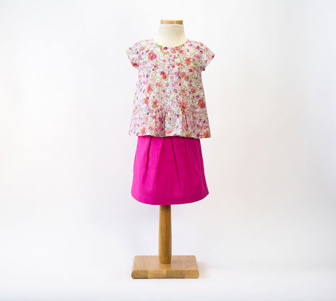 Oliver + S Butterfly Blouse & Skirt PDF