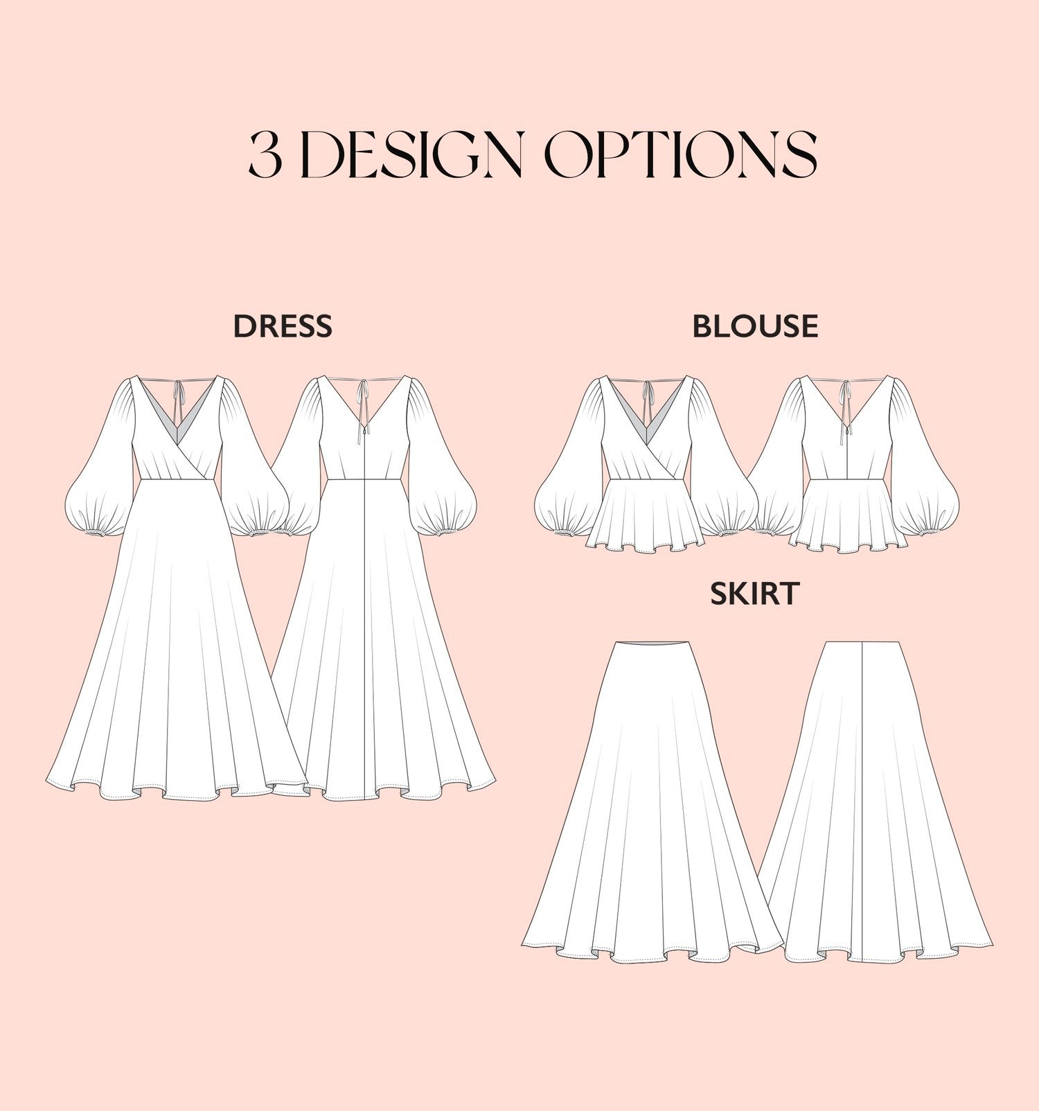 Veronica Tucker Odette Dress, Top and Skirt