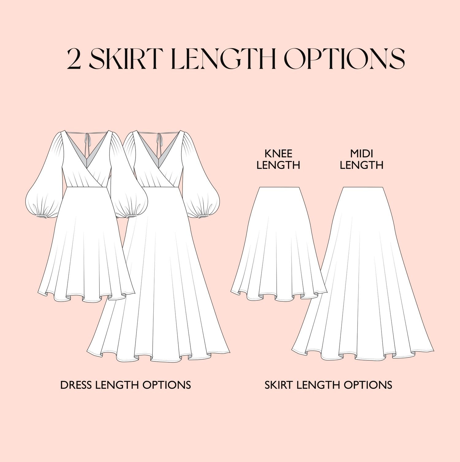 Veronica Tucker Odette Dress, Top and Skirt