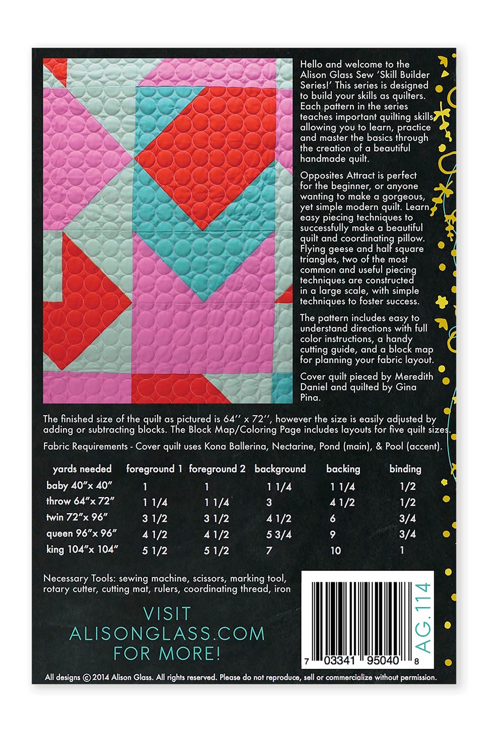 Alison Glass Opposites Attract Quilt