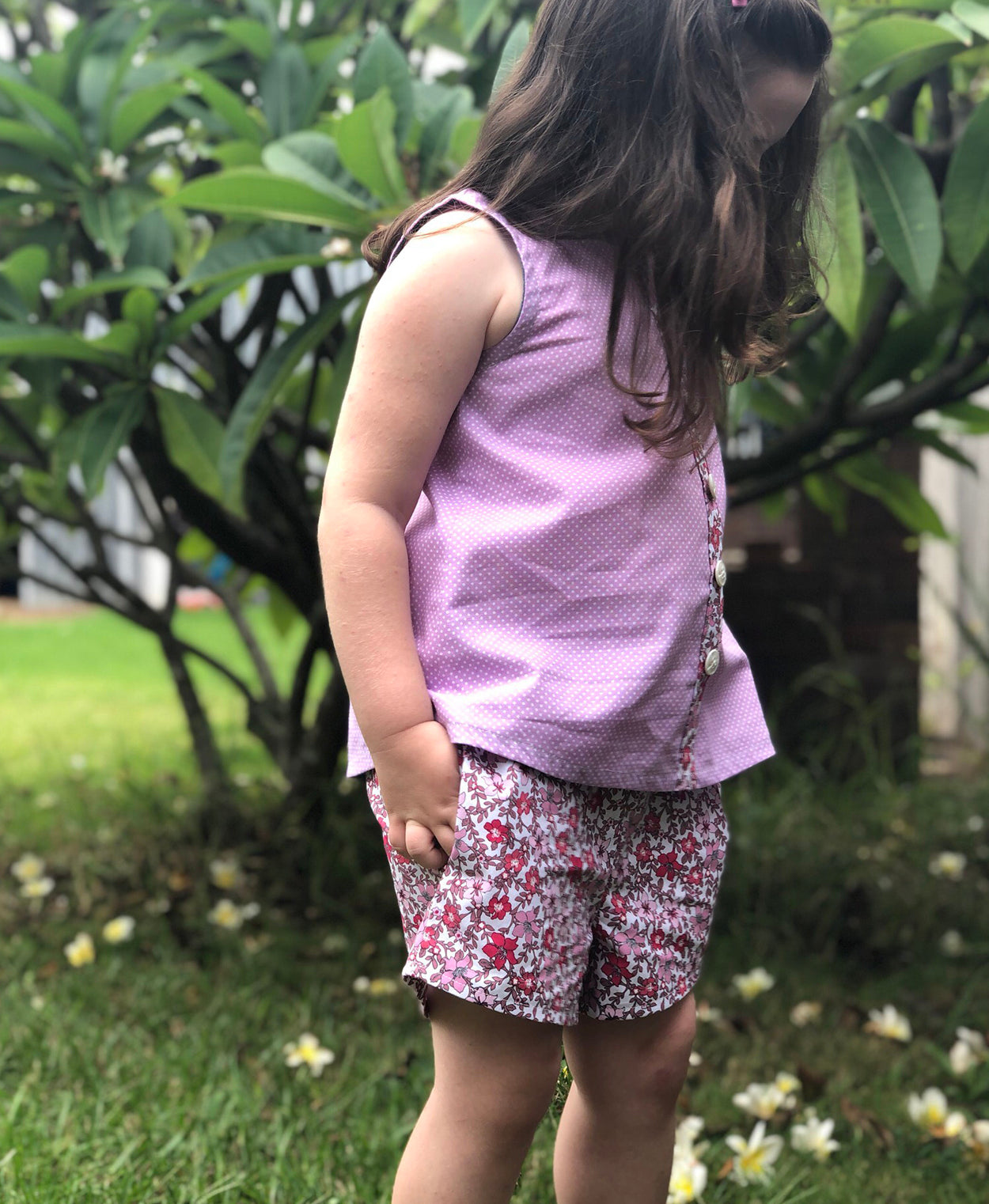 Below the Kōwhai Baby/Child Pai Shorts