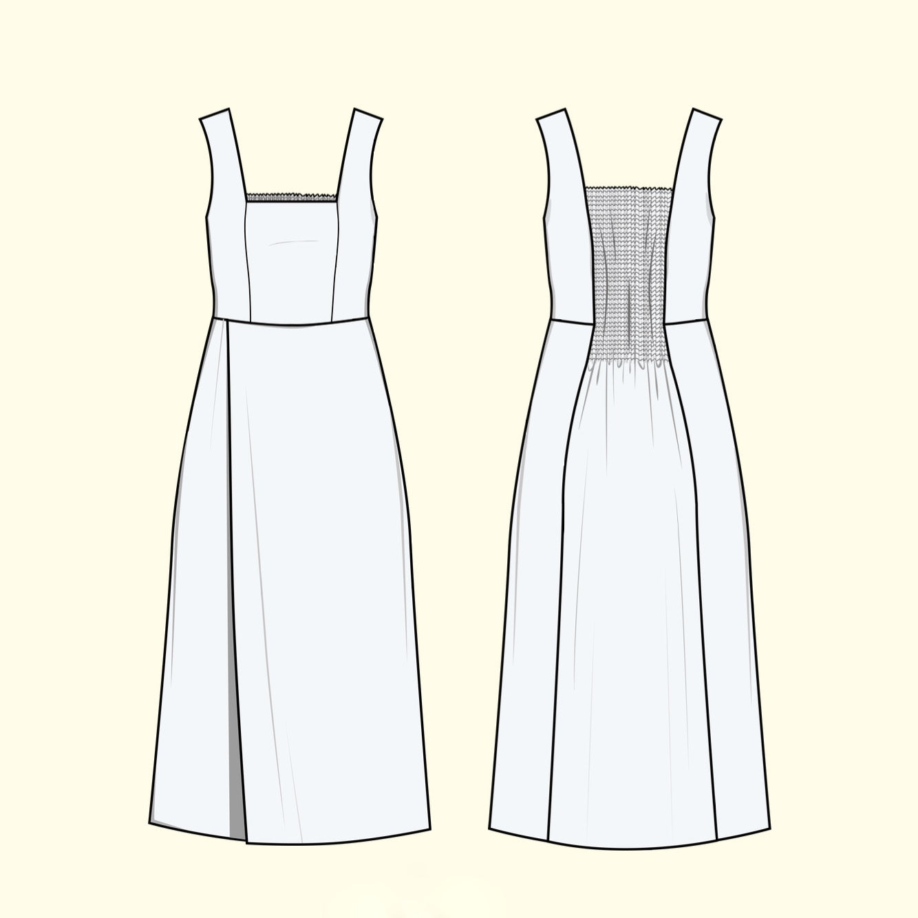 Puff and Pencil Palma Dress & Tee Sleeve