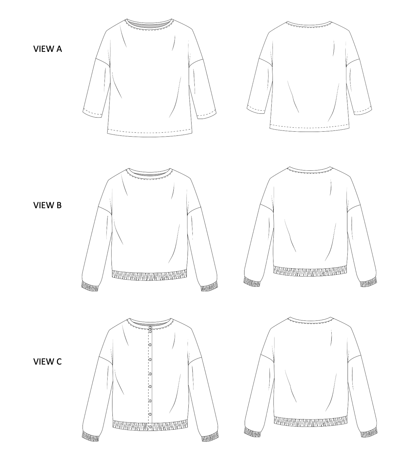 Sew.lala Patterns Paula Cardigan and Top